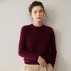 Suéter de Cachemir con Cuello Redondo Retorcido 2026 Nuevo Estilo Otoño e Invierno Suéter Base de Punto para Mujer Estilo Coreano Suéter Pulóver Holgado Adelgazante