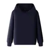 Suéter de algodón de cuello redondo con logo estampado del equipo con capucha ropa de trabajo ropa de clase abrigo de invierno forrado de polar DIY