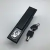 Cilindro de cerradura cuadrado de mármol negro MS818FK cerradura plana, cilindro de cerradura de flor de ciruelo cerradura de puerta de gabinete eléctrico, cerradura de puerta de gabinete de interruptor