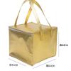 Bolsa Aislante para Pastel de Tela No Tejida Laminada a Registro Impermeable Refrigerada con Velcro Bolsa para Lonchera Bolsa Conserva Frescura Bolsa de Hielo Para Llevar Bebida Fría