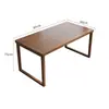 Mesa de Chá de Madeira Maciça Nova Mesa de Chá Pequena Zen Kung Fu Chinesa Combinação Moderna Minimalista de Mesa e Cadeira para Sala de Estar Varanda de Casa para Preparo de Chá