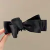 Novo Acessório de Cabelo Presilha Banana com Laço 2026, Estilo Universitário Presilha Mágica para Rabo de Cavalo Alto para Mulheres, Presilha de Garra Exquisita e Sofisticada