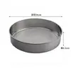 Tamiz de Harina de Acero Inoxidable de Malla 40, Tamiz Redondo Engrosado para Harina de Arroz, Diámetro 9Cm~34Cm, Tamiz de Acero Aimanwu para Hornear para Uso Doméstico