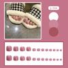 J81-120 uñas de los pies color sólido diamante de imitación para chicas calientes elegantes nacarado usando láminas de uñas láminas de uñas postizas terminadas al por mayor