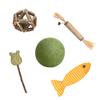 Juguetes para Gatos Palo Divertido para Gatos Catnip Polygonum Knockwood Fruta de Agalla de Insecto Auto-Hei-Hei-Hei Explosiones Popular Rascador para Gatos Suministros Resistentes a Mordidas