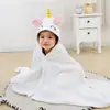 Poncho Infantil de Dibujos Animados Clase A al por Mayor, Capa con Capucha para Bebé, Toalla de Baño para Bebés, Bata de Baño Gruesa Portátil