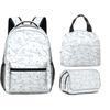 Mochila Escolar para Estudiante de Primaria con Estampado Completo de Kuromi Transfronteriza, Dibujos Animados, Gran Capacidad, Mochila Infantil, Lonchera Portátil