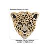 Moda Europea y Americana Broche Vintage de Tigre Año del Tigre Conmemorativo Pin de Aleación Incrustado con Diamantes Corsage Decorativo Unisex