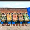 Diez Salas de Yama, Rey de Yama, Diez Salas de Yama, Decoración de Buda de Resina 12 Pulgadas 16 Pulgadas 19 Pulgadas 1.3 Metros 2 Metros
