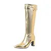 Botas Punk de Suela Gruesa para Mujer, Comercio Exterior Transfronterizo Otoño/Invierno 2026, Tallas 40-45, Talla Grande, Botines de Caña Irregular