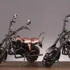 Ornatos de Modelo de Metal de Motocicleta e Carro de Ferro Forjado para Decoração de Mesa em Casa, Armário de Vinho e Ornatos de TV, Artesanato