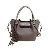 Bolso Moda Textura Viaje Bolso de Hombro Único Cubo Bolso Cruzado Madre-Hija 2026 Otoño Portátil Moderno Elegante Nuevo Coreano