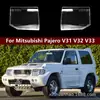 Adecuado para Mitsubishi Cheetah Pajero V31 V32 V33 Pantalla Soldado Maravilla Cabeza de King Kong Negro Cubierta de Faro
