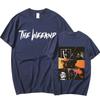 The Weeknd Vintage Unisex Camiseta Negra Gráficos Retro Doubl