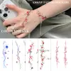Pegatinas de Tatuaje Creativas Flor de Serpiente Coloridas Transfronterizas, Impermeables de Larga Duración, Maquillaje Corporal Elegante Tradicional para Brazos de Niñas