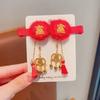 Joyería para niños borla flor accesorios para el cabello horquilla accesorios para la cabeza Hanfu Año Nuevo Niña princesa bebé tocado clip de flor