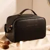 Bolsa de Cosméticos de Aspecto Elegante con Compartimentos, Gran Capacidad, Bolsa Portátil para Guardar Brochas de Maquillaje, Neceser de Viaje