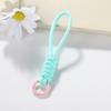 Novo cordão de celular multicolorido pingente criativo de chaveiro personalidade simples argola de chave de carro masculina e feminina enfeites de bolsa