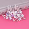 Pente de Noiva de Strass Novo da Coreia Joias Pente para Cabelo Coque com Laço Feminino Garfo de Cabelo Fabricante de Joias Atacado