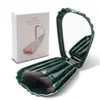 Set de Brochas de Maquillaje de Viaje Shell Acrílico Acolchado con Almacenamiento de Cinco Rejillas Bolsa de Almacenamiento Multifunción para Brochas de Maquillaje