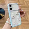 Adecuado para funda de teléfono Apple 17PROMAX con patrón de concha, cachorro West Highland, colores contrastantes, linda funda iPhone18 cielo estrellado