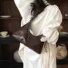 Bolsa de ombro retrô estilo coreano para mulheres, nova coleção outono/inverno 2026, moderna e única, bolsa de ombro minimalista para o dia a dia, bolsa transversal