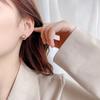 Moda Europea y Americana Nuevos Aretes de Tachuela de Cabeza de Reno de Navidad Completamente Incrustados de Diamantes Aretes Versátiles para Mujer Venta al por Mayor Incrustados de Diamantes