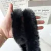 Acabamento Personalizado de Pelo Sintético de Coelho para Chapéus, Vista, Punhos de Sapato, Mangas, Roupas Infantis, Cheongsam, Traje Tang, Capa, Acabamento de Pele, Acessórios de Borda