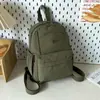 Nova Moda Estilo Simples Mochila de Nylon Feminina Grande Capacidade Leve para Ir ao Trabalho Estudante Bolsa Escolar Mochila Casual