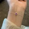 Set de pulseras Seiko de Plata 925 con Piedras de Cultivo de Cuerda Completa con Diamante Ovalado Destello de Cuerda Joyería Exquisita para el Día a Día