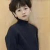 Ropa infantil coreana: capa base de lana para niños, nuevo suéter de cachemira para niños 2026, suéter de otoño/invierno para niñas