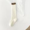 Calcetines nuevos de otoño e invierno 2023 para mujer, calcetines de pantorrilla y2g de chica hot milenio al por mayor, calcetines japoneses largos de rizo de doble aguja, algodón