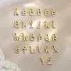 Colgante de Plata de Ley S925 con Alfabeto Inglés de 26 Letras Incrustado con Diamantes y Incrustaciones de Circonita, Cadena de Clavícula Full Diamond de Moda con Tu Nombre para Mujeres