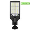Farola solar de aluminio para exteriores con control remoto, luz LED impermeable para motociclistas, con detección de movimiento, para patio y jardín