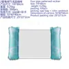 Cama flotante inflable transfronteriza con respaldo plegable para exteriores, cama flotante de malla, suministros inflables para agua, cama flotante reclinable