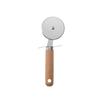 Juego de Utensilios de Cocina con Mango de Madera Batidor de Huevos de Acero Inoxidable Juego Diverso para Hornear Cuchillo para Queso de Pizza Rueda para Pastel