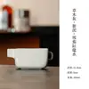 Colección Elegante de Juego de Té para el Hogar Estilo Dinastías Tang y Song, Juego de Tres Piezas de Cerámica: Gaiwan, Tetera y Tazas de Té