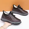 Botas de invierno nuevas y antiguas de Beijing para hombre, cálidas y antideslizantes, de lana de oveja, para papá, botas de nieve con forro polar, zapatos de algodón grueso