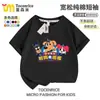 Nuevas camisetas con temática de Sheriff de Labrador para niños y niñas, tops de algodón de manga corta de moda para el verano para niños mayores