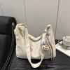 Bolsa de Grande Capacidade Feminina Sensação de Alta Qualidade 2025 Nova Moda Estilo Coreano Multifuncional Bolsa de Ombro Bolsa Tote para Deslocamento de Menina