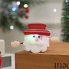 Regalo creativo de Navidad para niños, brazalete de anillo de palmadas luminoso de Papá Noel y muñeco de nieve, anillo de palmadas de regalo de Navidad