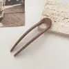 Pasador de Pelo Simple en Forma de U Pinza para el Pelo Accesorio para el Cabello Adorno para Moño Nuevo Estilo 2025 Peine para Mujeres Pasador para Fijar el Moño