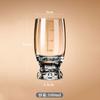 Juego de Copas de Cerveza de Papel de Oro al por Mayor Creativo Copa de Vino de Cintura Comercial Lujo Ligero de Alta Gama Vaso de Vidrio de Gran Capacidad Copa de Cerveza de Barril