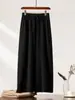 Pantalones de lana de los 90, amigables con la piel, cálidos, detalle de dobladillo enrollado, corte cropped moderno y llamativo, para el otoño y el invierno, uso diario, con temperamento