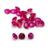 1.0mm~10mm Redondo Sintético 5# Corindón Rojo Rubí Piedra Suelta Fabricante de Wuzhou Mayorista Claridad Grado AAA