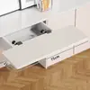 Placa de Extensión para Escritorio, Bandeja Ampliada Específica para Cajón sin Taladro, Soporte Plegable para el Borde del Escritorio del Hogar
