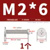 Tornillos de Cabeza Plana Delgada niquelados, de Forma Delgada, de Borde Delgado, Cabeza Plana Grande, Cabeza Plana Negra, Tornillos Phillips, Cabeza Plana M2M3M4M5M6