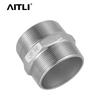 Conexões para Tubos de Ferramentas Atacado Aço Inoxidável 304 Conector Hexagonal Rosca Macho-Fêmea Conector Direto Duplo Macho com Rosca Externa 316