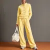 Otoño 2026 Moda Femenina Europea y Americana Transfronteriza Nuevo Conjunto Casual de Sudadera de Color Sólido con Cuello Alto y Pantalones de Pierna Ancha