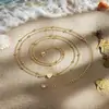 Contas de Cintura Multicamadas Europeias e Americanas Corrente de Cintura Estilo Férias na Praia Acessórios Sexy Cintura Exposta Corrente Corporal Ornamentos Mulheres
